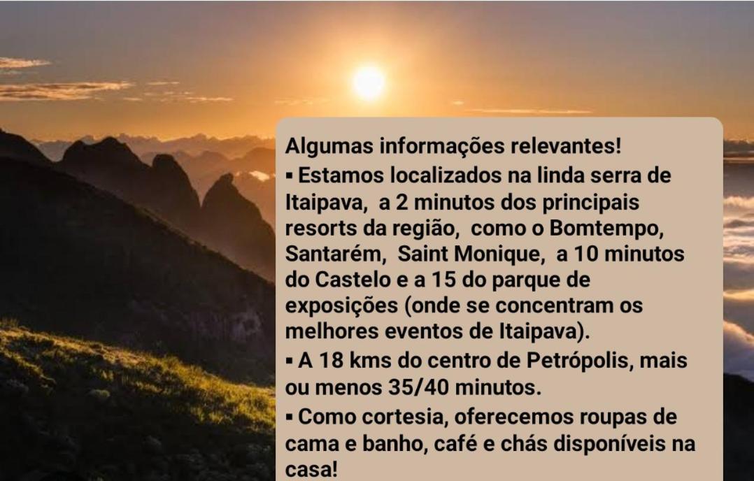 Recanto De Itaipava - Casa Com Forno De Pizza A Lenha, Churrasqueira, Pet Friendly, Equipada Para Ate 6 Pessoas, Em Meio A Natureza E Proxima Ao Centro Do Bairro Petrópolis Εξωτερικό φωτογραφία